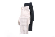 Women's Chiffon Formal Pants, High Quality, Solid, Black, Office Lady Style, Work Wear Pant