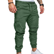 Men's 3XL Fitness Jogger Pants Soft Cotton Polyester Drawstring Harem Gym Workout Sweatpants for Autumn Running Bodybuilding