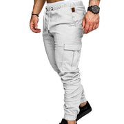 Men's 3XL Fitness Jogger Pants Soft Cotton Polyester Drawstring Harem Gym Workout Sweatpants for Autumn Running Bodybuilding