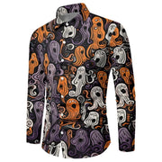 Shirt Halloween Theme Long Sleeves