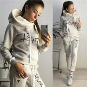 Women Hooded Pullover Hoodies and Pants Suit Outfits ,Tracksuits