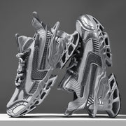 Men's Casual Sneakers Breathable Mesh Luxury Trainer Race Shoes Fashion Loafers Running Tenis Krasovki Air Mesh Lining Sweat-Absorbant