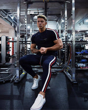 Men's Quick Dry Running Sweatpants Casual Elastic Waistband Training Sport Pants Gym Workout Jogging Trousers Male Fitness Clothes