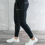 Men's Muscle Fitness Casual Sports Pants Breathable Lightweight Running Trousers Eye-Catching Outdoor Small Footwear Trend Summer