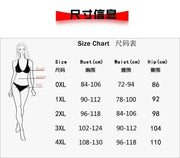 plus Size Split Swimsuit High Waisted Gathered Tight Fitting Summer Essential Bikini Eye Catching Vibe Comfortable Polyester