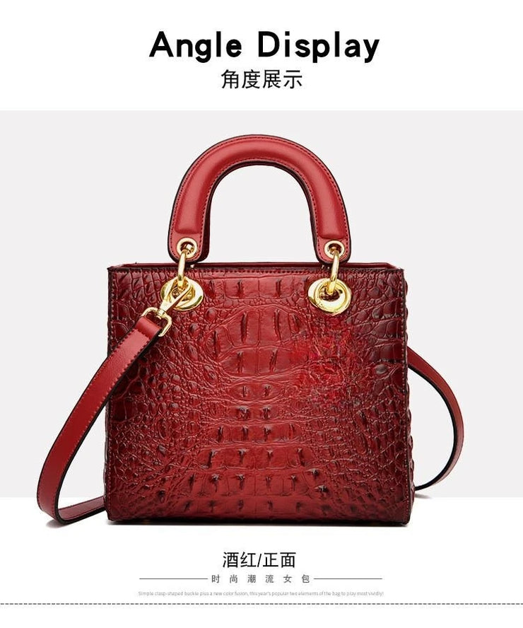 Women High Quality Luxury Brand Designer Leather Handbags