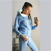 Women Hooded Pullover Hoodies and Pants Suit Outfits ,Tracksuits