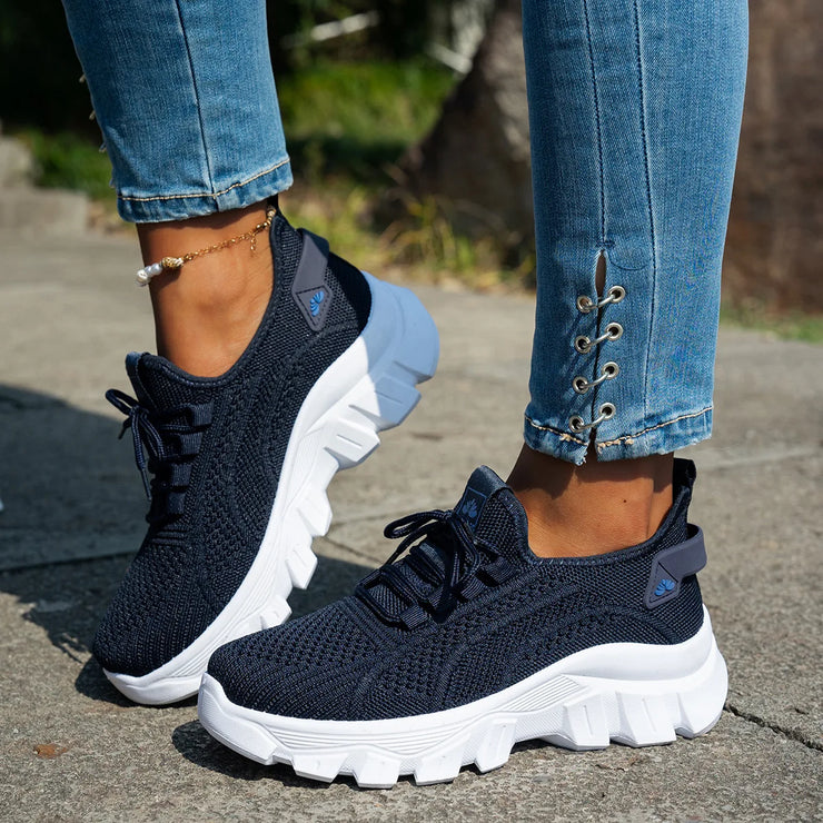 Mesh Breathable Sneakers For Women Comfortable And Lightweight