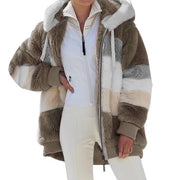 Women Oversize Teddy Bear Coat Warm Thickening Fleece Faux Fur Coats Winter Jacket