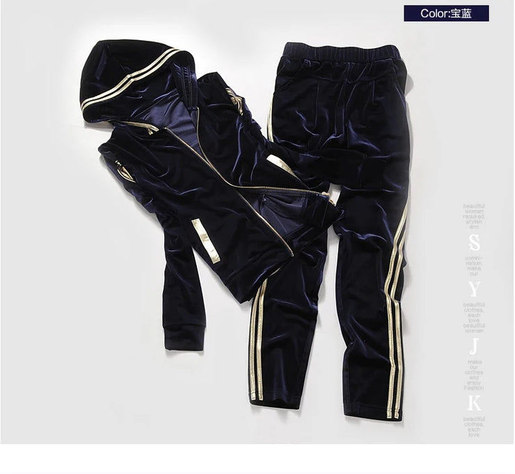 Women Tracksuit , Sportswear Zipper Hoodies Jacket+Pants Jogging Suit