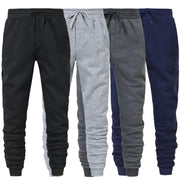 Men's Casual Fashion Sports Pants Gym Jogger Sweatpants Workout Running Long Trousers with Pockets Ankle-Length Polyester