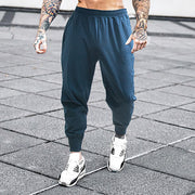 Men's Quick Dry Breathable Running Pants Summer Casual Jogging Gym Fitness Sweatpants Bodybuilding Sports Trousers Polyester