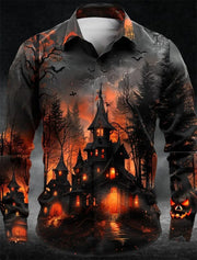 Shirt Halloween Theme Long Sleeves