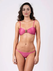 Women's 3 Piece Bikini Set Spaghetti Strap Swimsuit Sexy High Split Long Skirt Beachwear Polyester Bathing Suit