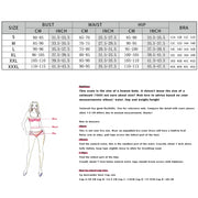 2Piece Shiny Halter Bikini Swimwear High Cut Bodysuit with Long Skirt Sexy ,One-Piece Swimsuit Beachwear Outfit.
