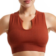 Seamless High-Waist Leggings Sports Bra Yoga Set Women's Gym Workout Clothes Eye-Catching Female Tracksuit for Various Activities