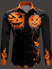 Shirt Halloween Theme Long Sleeves