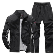 Men's Tracksuit , Running Sets , Jogging Sports Jacket+Pants Sweatsuit