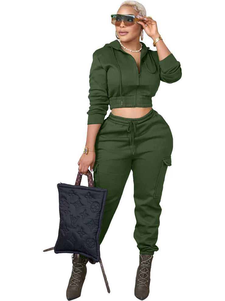 Women Sport Suit Matching Tracksuit Casual Top and Pants Sets  Regular and  Plus Size