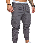 Men's 3XL Fitness Jogger Pants Soft Cotton Polyester Drawstring Harem Gym Workout Sweatpants for Autumn Running Bodybuilding
