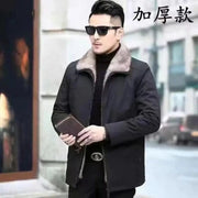 New imitation fox fur grass oversized plush men's coat, medium length autumn and winter Size 4XL