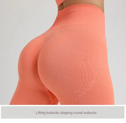 Women's High-Waist Yoga Leggings Quick Dry Breathable Sports Underwear Fitness Training Pants in Assorted Colors by NAQIYAYABEI