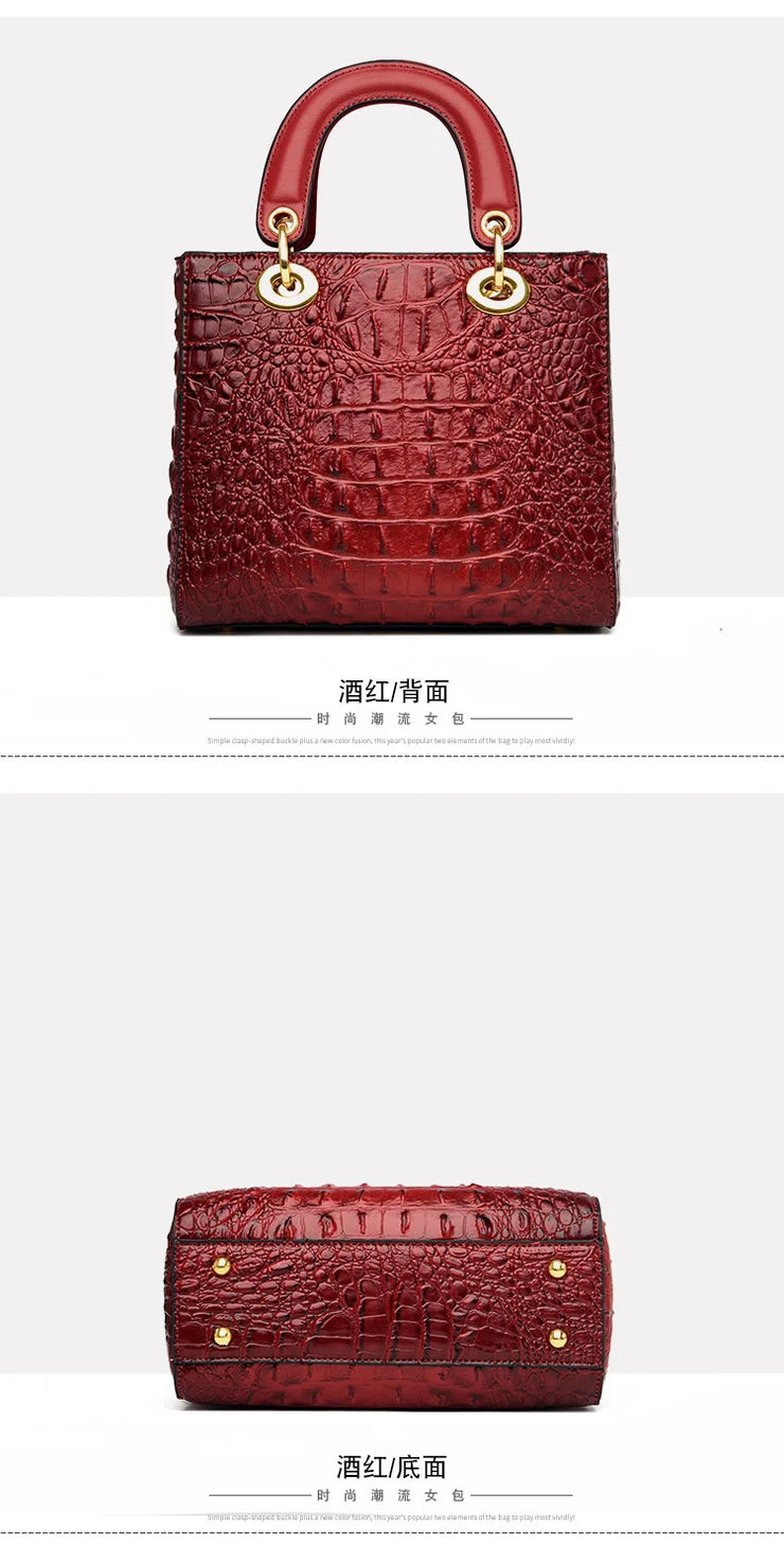 Women High Quality Luxury Brand Designer Leather Handbags