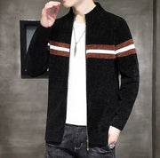 Min's Zipper Cardigan  Knit Sweater