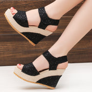 Women Summer Wedges Sandals