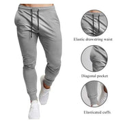Men's Casual Jogger Sweatpants Large Size Elastic Waist Sports Trousers Loose Fitness Clothes Spring Thin Section Eye Catching