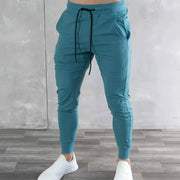 Men's Muscle Fitness Casual Sports Pants Breathable Lightweight Running Trousers Eye-Catching Outdoor Small Footwear Trend Summer