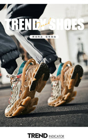 Men's Casual Sneakers Breathable Mesh Luxury Trainer Race Shoes Fashion Loafers Running Tenis Krasovki Air Mesh Lining Sweat-Absorbant