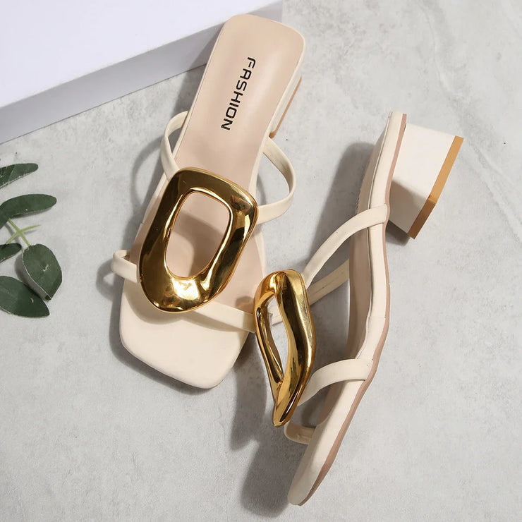 Elegant Open-Toe Women&