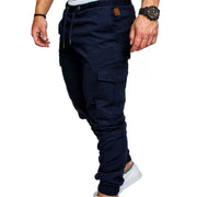 Men's 3XL Fitness Jogger Pants Soft Cotton Polyester Drawstring Harem Gym Workout Sweatpants for Autumn Running Bodybuilding
