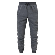 Men's Casual Fashion Sports Pants Gym Jogger Sweatpants Workout Running Long Trousers with Pockets Ankle-Length Polyester