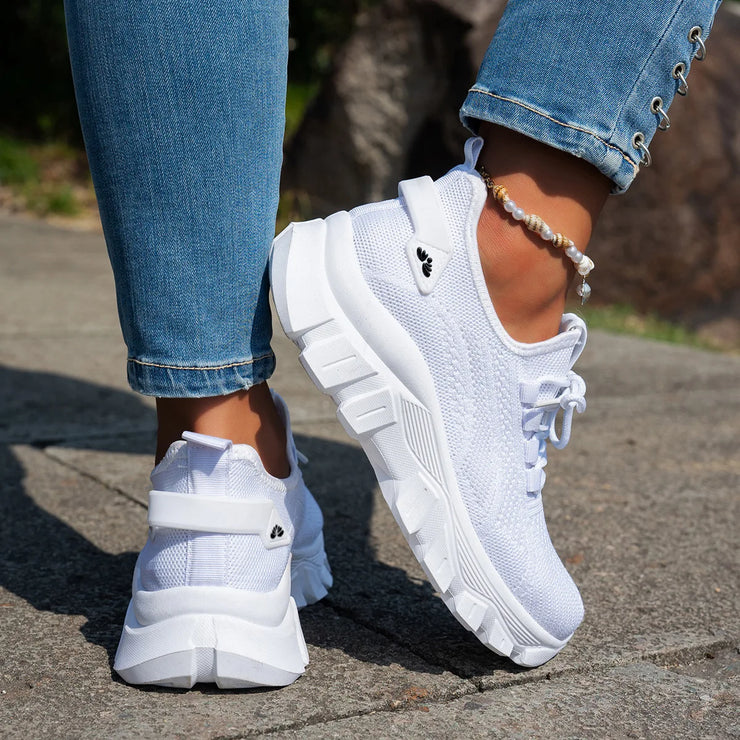 Mesh Breathable Sneakers For Women Comfortable And Lightweight