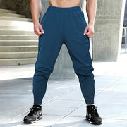 Men's Quick Dry Breathable Running Pants Summer Casual Jogging Gym Fitness Sweatpants Bodybuilding Sports Trousers Polyester