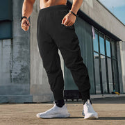 Men's Quick Dry Breathable Running Pants Summer Casual Jogging Gym Fitness Sweatpants Bodybuilding Sports Trousers Polyester