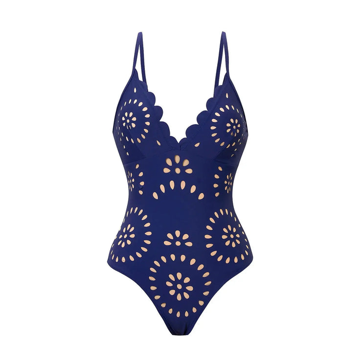 3Pcs Laser Cut Swimsuit Women Sexy Bikini Push Up Swimwear High Waisted Biquini Female Hollow Bathing Suit Bodysuit Beachwear