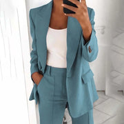 Eye-Catching Women's Fashion Oversize Cardigan Lapel Suit Coat: Leisure Temperament Blazers Jacket for Tailored Style