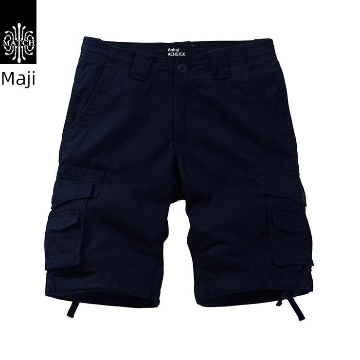 Trendy  Machi Casual Multi-Pocket  Shorts