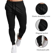 Men's Casual Jogger Sweatpants Large Size Elastic Waist Sports Trousers Loose Fitness Clothes Spring Thin Section Eye Catching