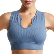 Seamless High-Waist Leggings Sports Bra Yoga Set Women's Gym Workout Clothes Eye-Catching Female Tracksuit for Various Activities