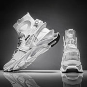 Men's Casual Sneakers Breathable Mesh Luxury Trainer Race Shoes Fashion Loafers Running Tenis Krasovki Air Mesh Lining Sweat-Absorbant