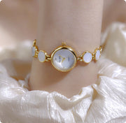 Vintage Bracelet With Aurora-like Natural Shell Waterproof