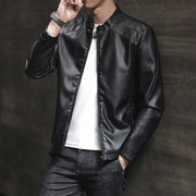 Fashion Men's Leather Coat, Jacket, Youth Trendy