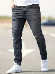 Men's Slim-fit Stretch Jeans Pants