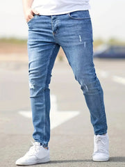 Men's Slim-fit Stretch Jeans Pants