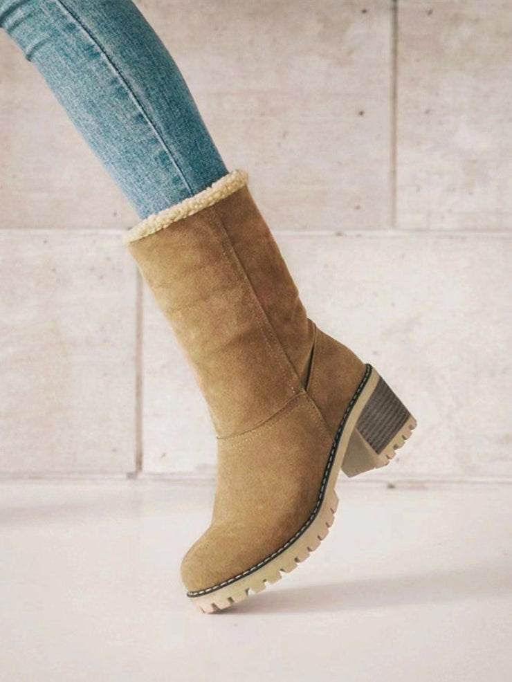 Warm Faux Fur Lined Women&