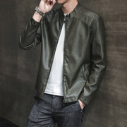 Fashion Men's Leather Coat, Jacket, Youth Trendy